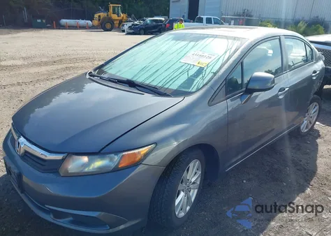 2012 Honda Civic Ex from USA, damaged, VIN 19XFB2F89CE353457